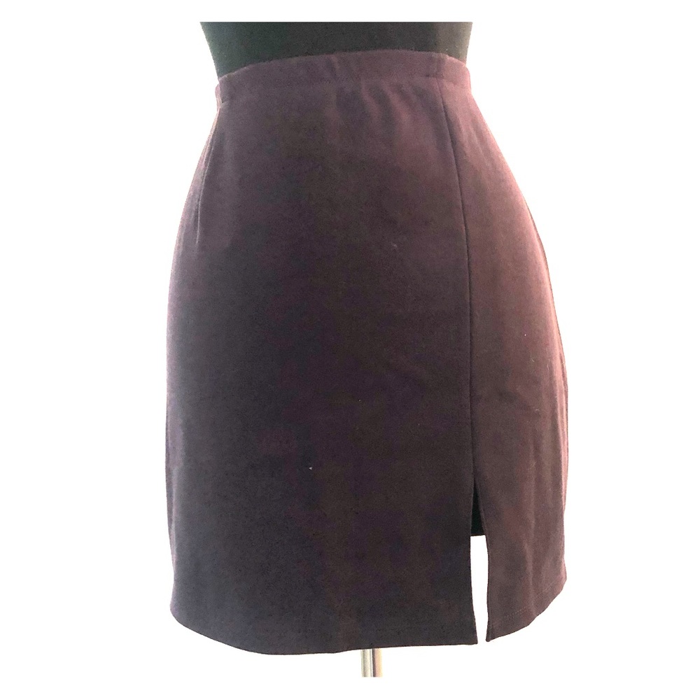 Beautiful deep purple pencil skirt